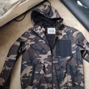 Men's Camouflage Hooded Jacket